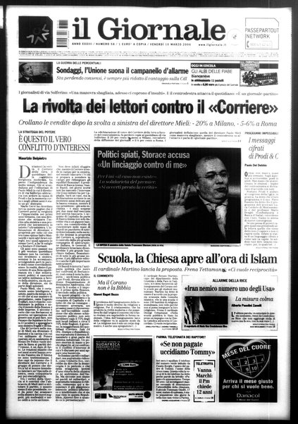 Il giornale : quotidiano del mattino